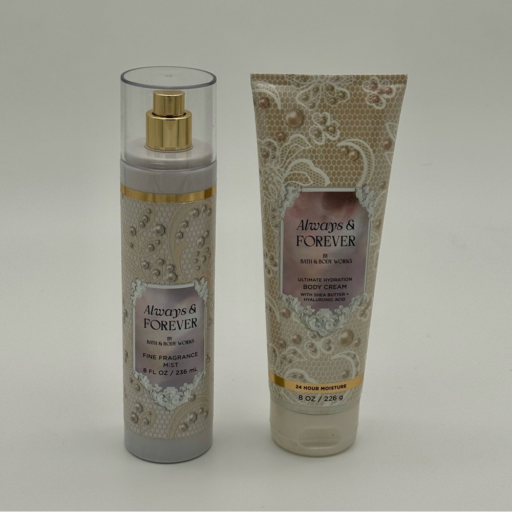 Bath and Body Works Always & Forever Body Care Gift Set NWT - Picture 2 of 5